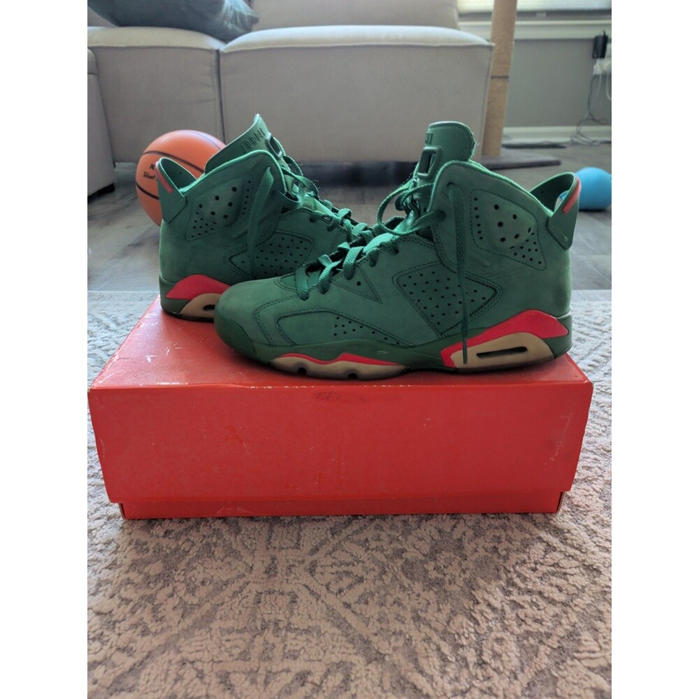 Jordan 6 Retro Gatorade Green Size 8 Men's Rare - Picture 2 of 8